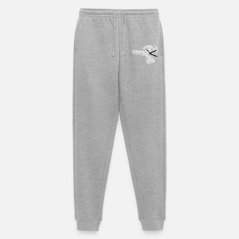 Karate - Männer Premium Bio Jogginghose - Grau meliert