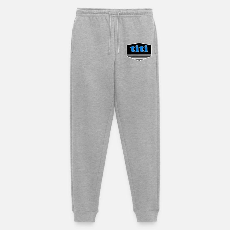 Springaffe - Männer Premium Bio Jogginghose - Grau meliert
