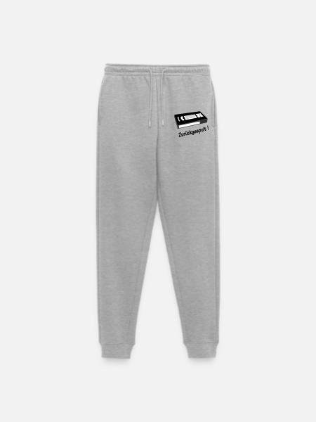 Rewound - Men's Premium Organic Joggers - heather grey