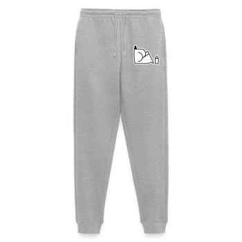 Looking For Cans - Männer Premium Bio Jogginghose - Grau meliert - Vorne - Thijin (182cm)