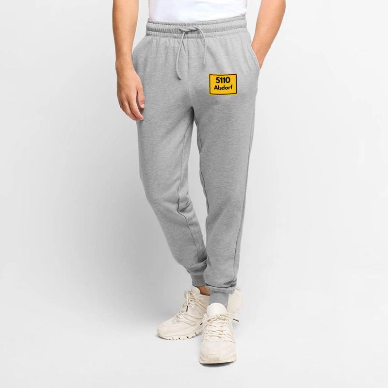 OLD POSTCODE POSTCODE RETRO 5110 ALSDORF Men's Premium Organic Joggers