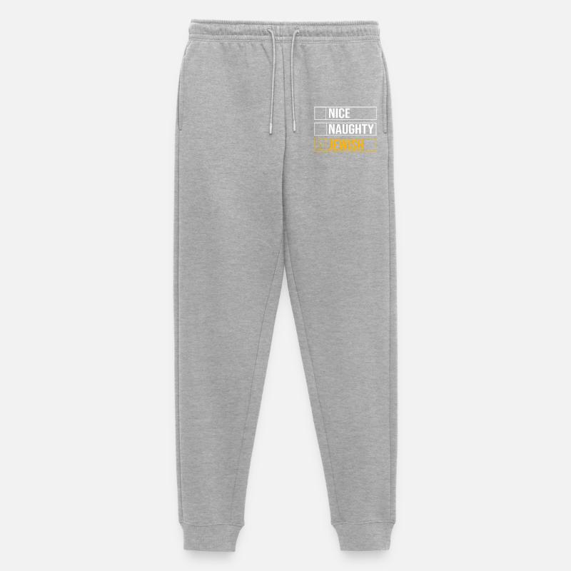 Hanoukka Hanoukka Hanoukka - Pantalon de jogging Premium bio Homme - gris chiné