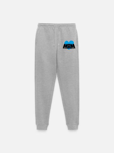 Mom heart - Men's Premium Organic Joggers - heather grey