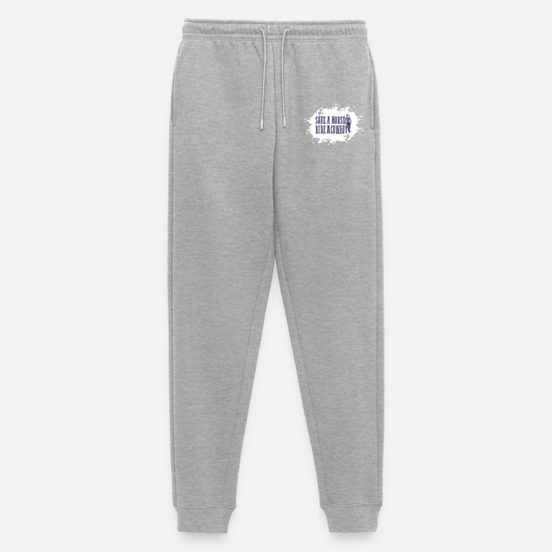 Ride a Cowboy - Männer Premium Bio Jogginghose - Grau meliert