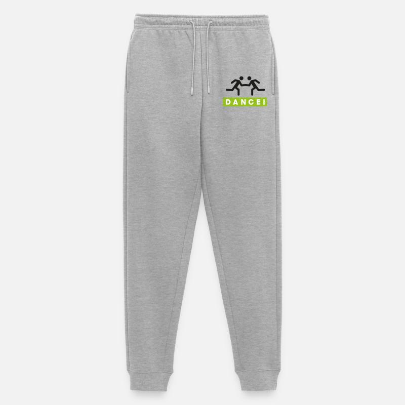 DANCE - Männer Premium Bio Jogginghose - Grau meliert