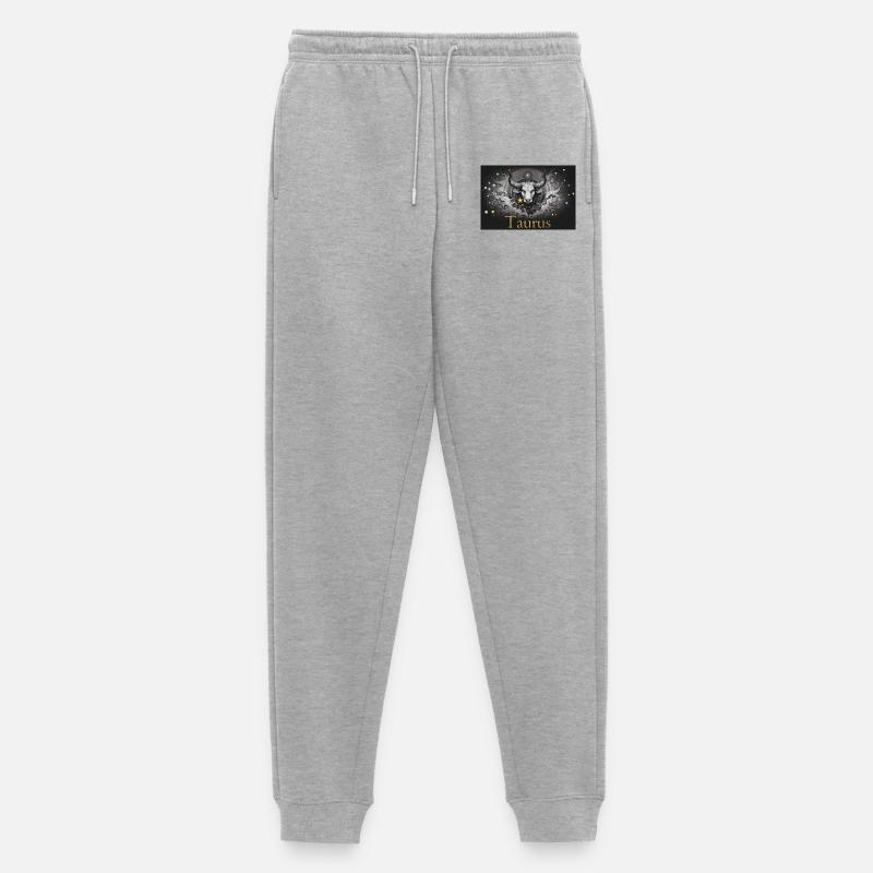 Taurus Sternzeichen Sternzeichen Stier  - Männer Premium Bio Jogginghose - Grau meliert