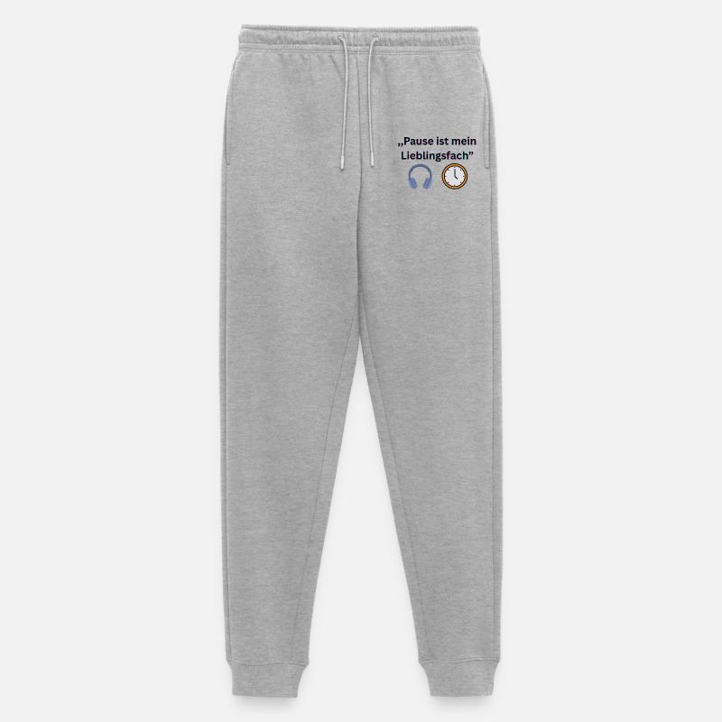 Lustiger Schuldspruch  - Männer Premium Bio Jogginghose - Grau meliert