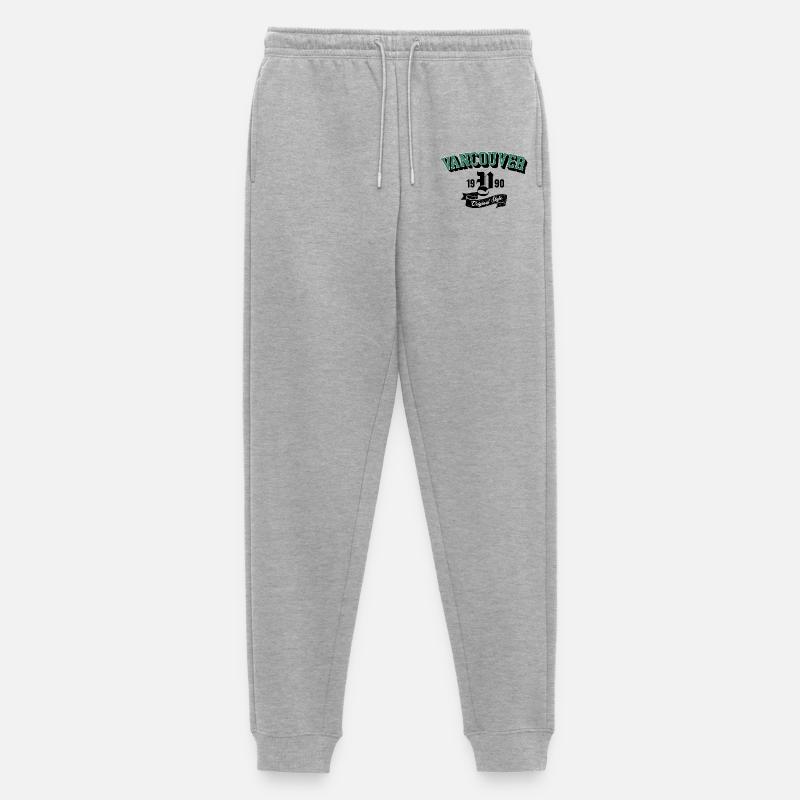 Vancouver Original Style Bogen-Tee - Männer Premium Bio Jogginghose - Grau meliert