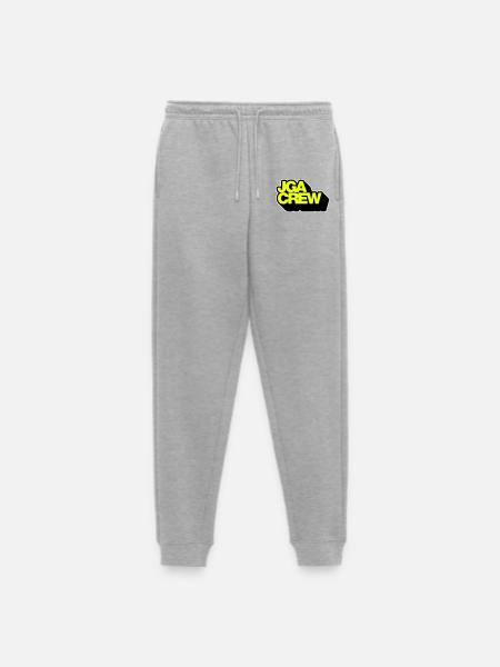 Bachelor Party Crew 3D - Men's Premium Organic Joggers - heather grey