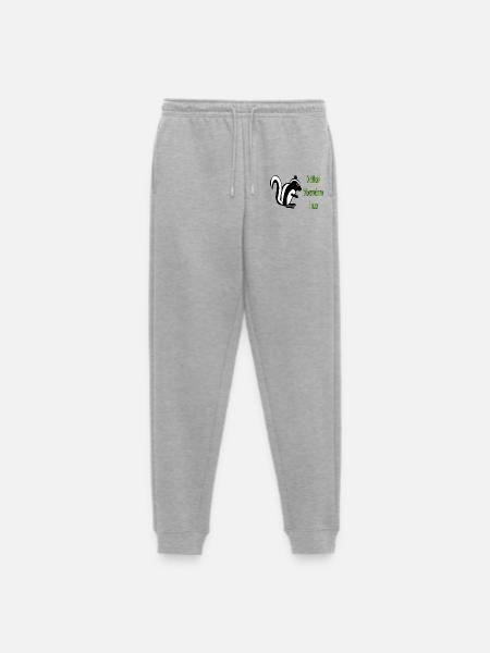 Humorous Skunk Philosophy Quote Design - Men's Premium Organic Joggers - heather grey