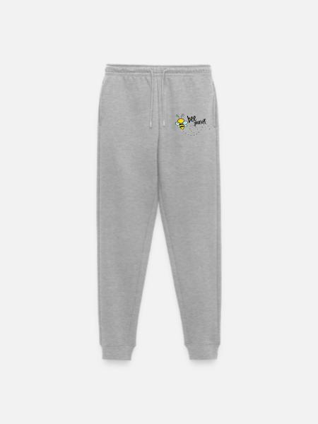 Bee Yourself Bee Saying T-Shirt - Men's Premium Organic Joggers - heather grey