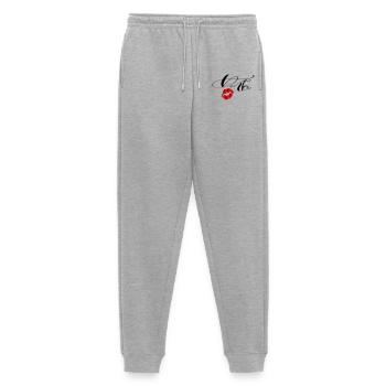 Thank you - Men's Premium Organic Joggers - heather grey - Front - Thijin (182cm)
