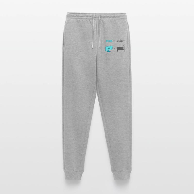Code vs Sleep: Coder in Sleep Mode Men's Premium Organic Joggers