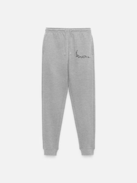 Tribal mit Sternen - Männer Premium Bio Jogginghose - Grau meliert