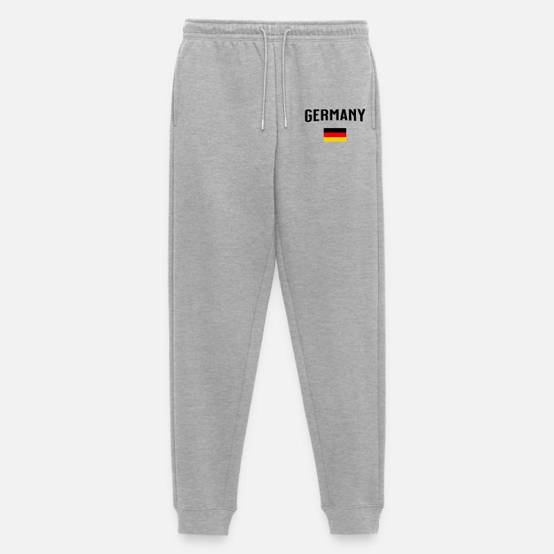 Germany - Männer Premium Bio Jogginghose - Grau meliert