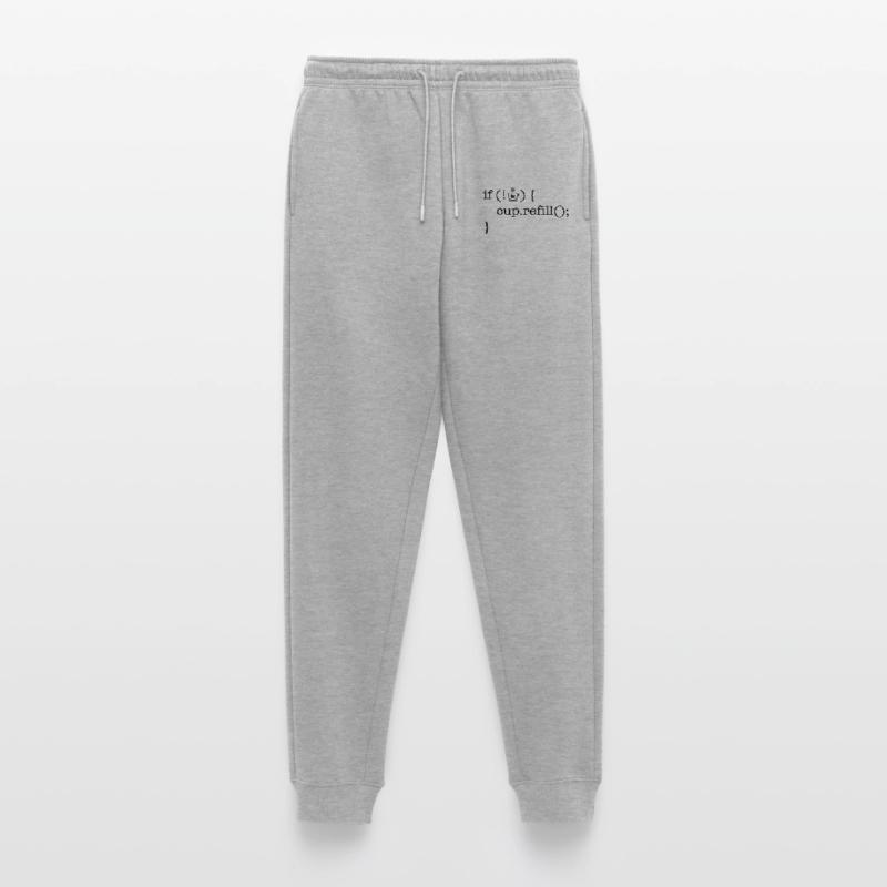 Coffee code software developer humor Men's Premium Organic Joggers