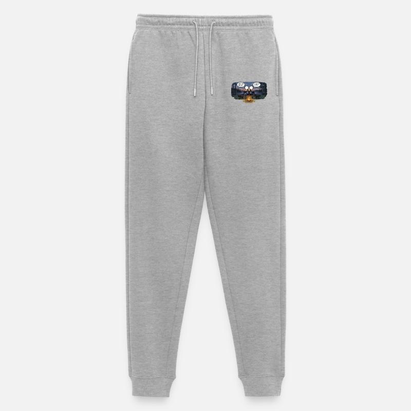 Savo Guys Duo 20 Tango - Männer Premium Bio Jogginghose - Grau meliert