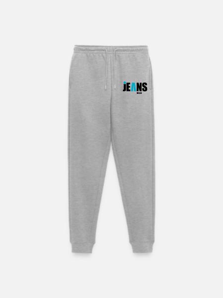 Jeans Wear with a dot - Men's Premium Organic Joggers - heather grey