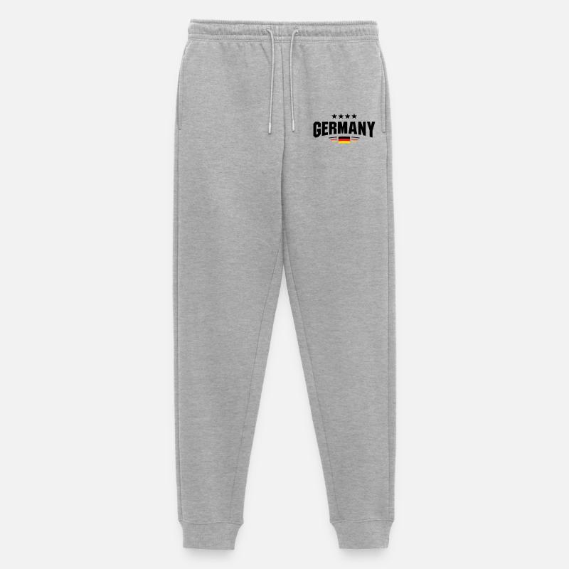 Germany Fankurve - Männer Premium Bio Jogginghose - Grau meliert