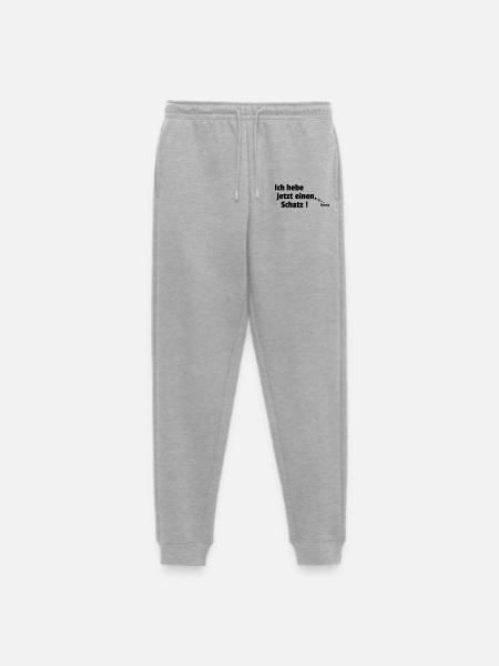 Schatz heben - Männer Premium Bio Jogginghose - Grau meliert