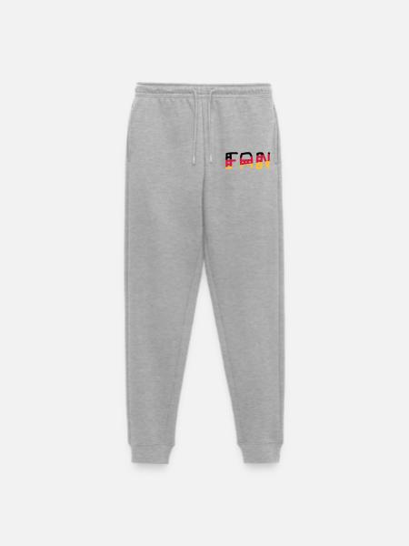FAN - Shirt Germany - Men's Premium Organic Joggers - heather grey