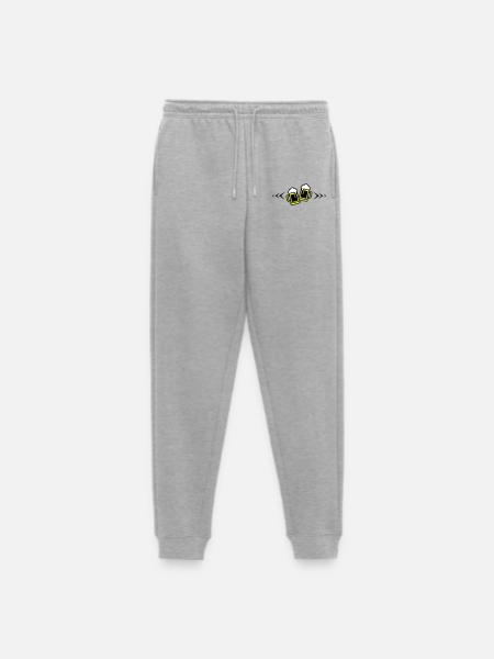 Bier Anstoßen Symbol Bierkrug - Männer Premium Bio Jogginghose - Grau meliert