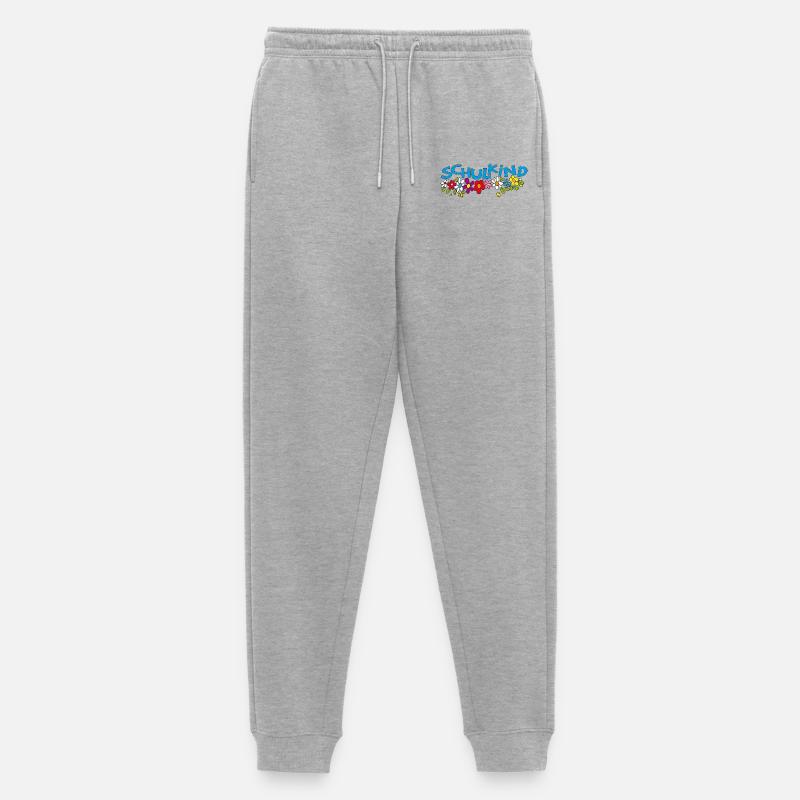 Schulkind - Männer Premium Bio Jogginghose - Grau meliert