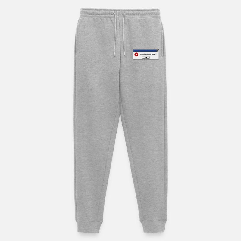 Emotions loading failed - Men's Premium Organic Joggers - heather grey