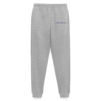 Nein, danke. - Männer Premium Bio Jogginghose - Grau meliert - Vorne - Thijin (182cm)
