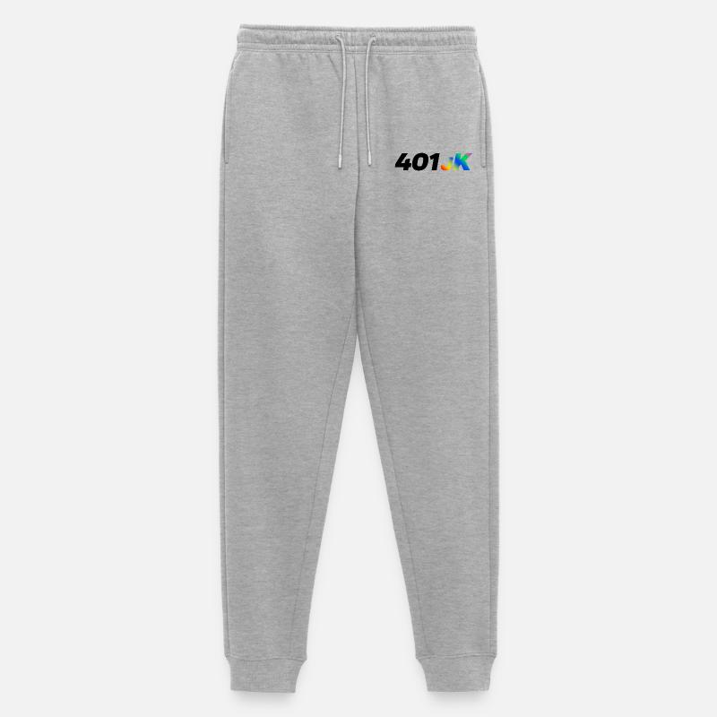 401JK Regenbogen Gradient - Männer Premium Bio Jogginghose - Grau meliert