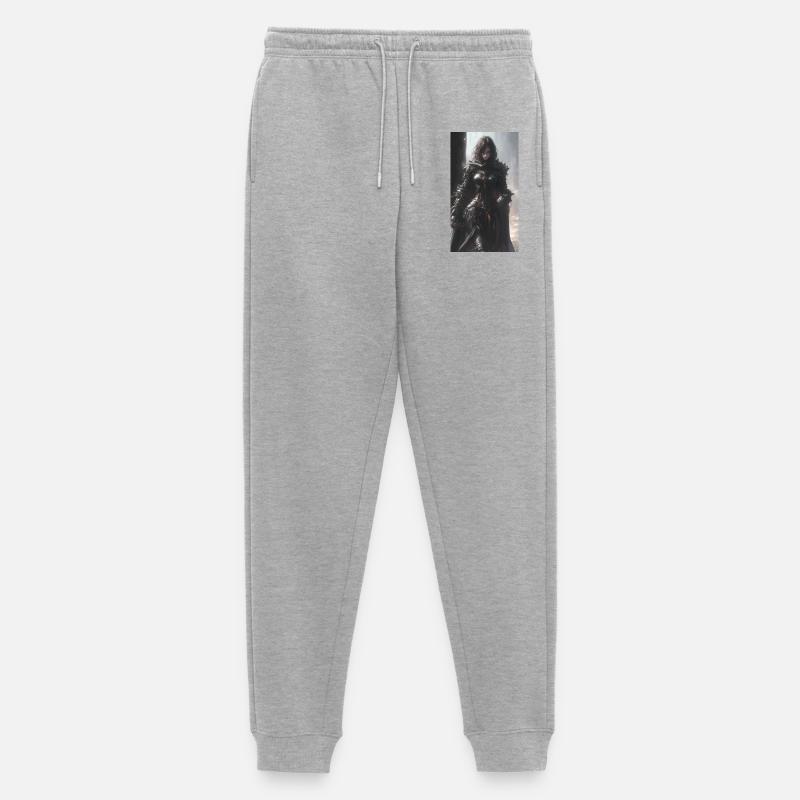 Spread-Art - Männer Premium Bio Jogginghose - Grau meliert