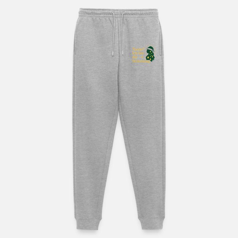 Tanne? Ich bin die Stimmung. - Männer Premium Bio Jogginghose - Grau meliert