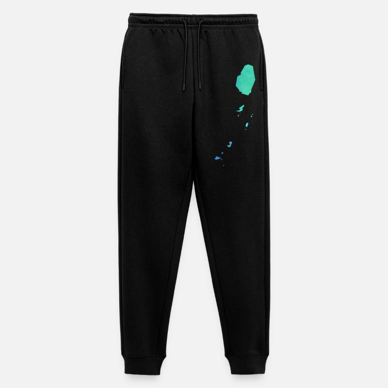 Saint Vincent - Männer Premium Bio Jogginghose - Schwarz