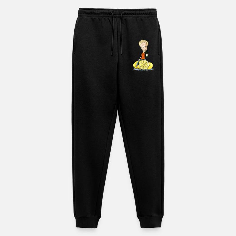 Gibt Dir das Leben Zitronen... - Männer Premium Bio Jogginghose - Schwarz