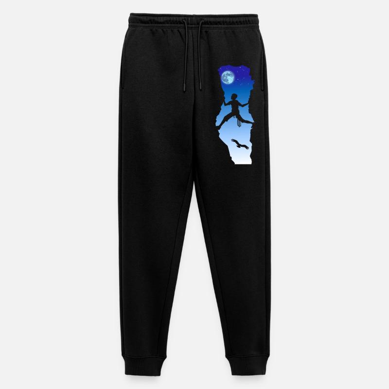 Nachtklettern - Männer Premium Bio Jogginghose - Schwarz