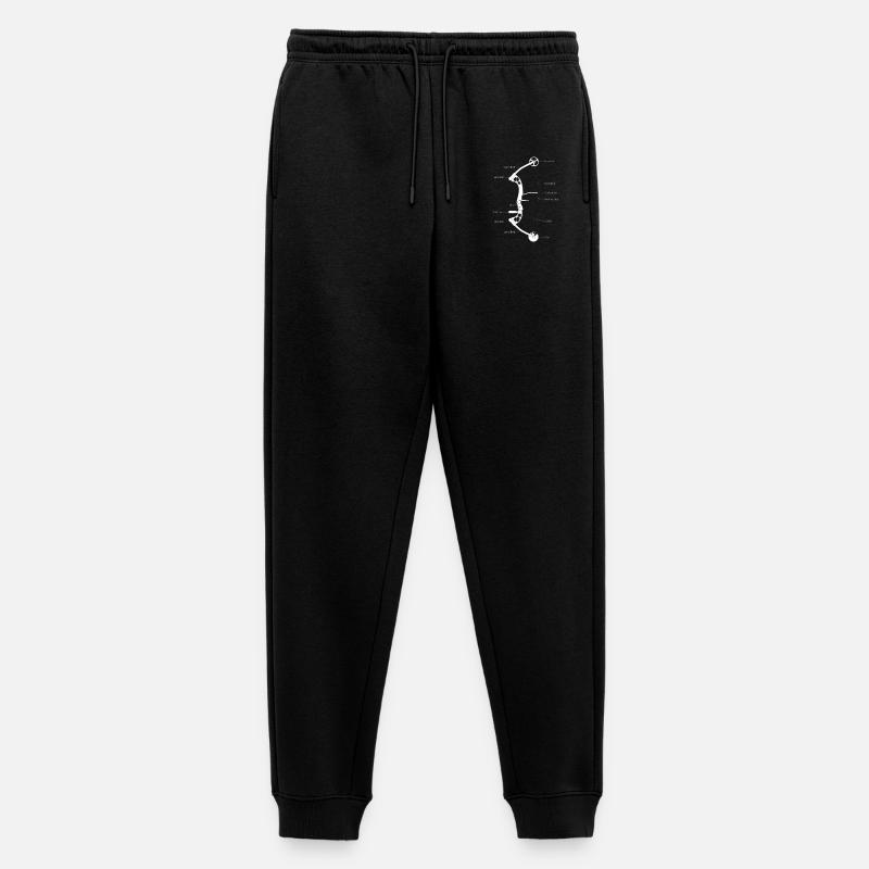 Bogenschießen Compoundbogen - Männer Premium Bio Jogginghose - Schwarz