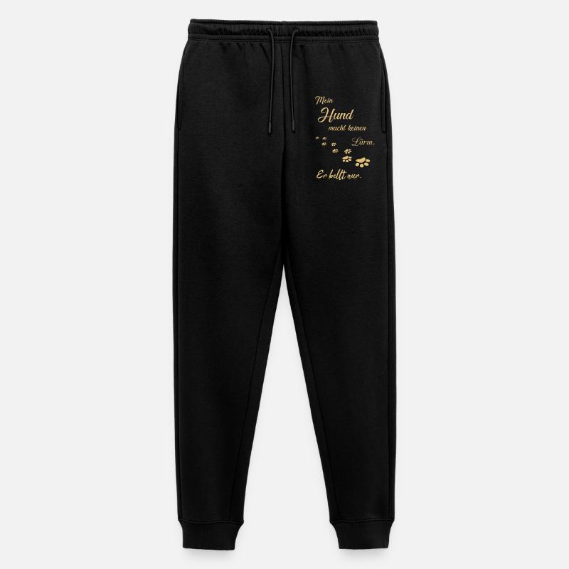 Hunde Hundesprüche - Männer Premium Bio Jogginghose - Schwarz