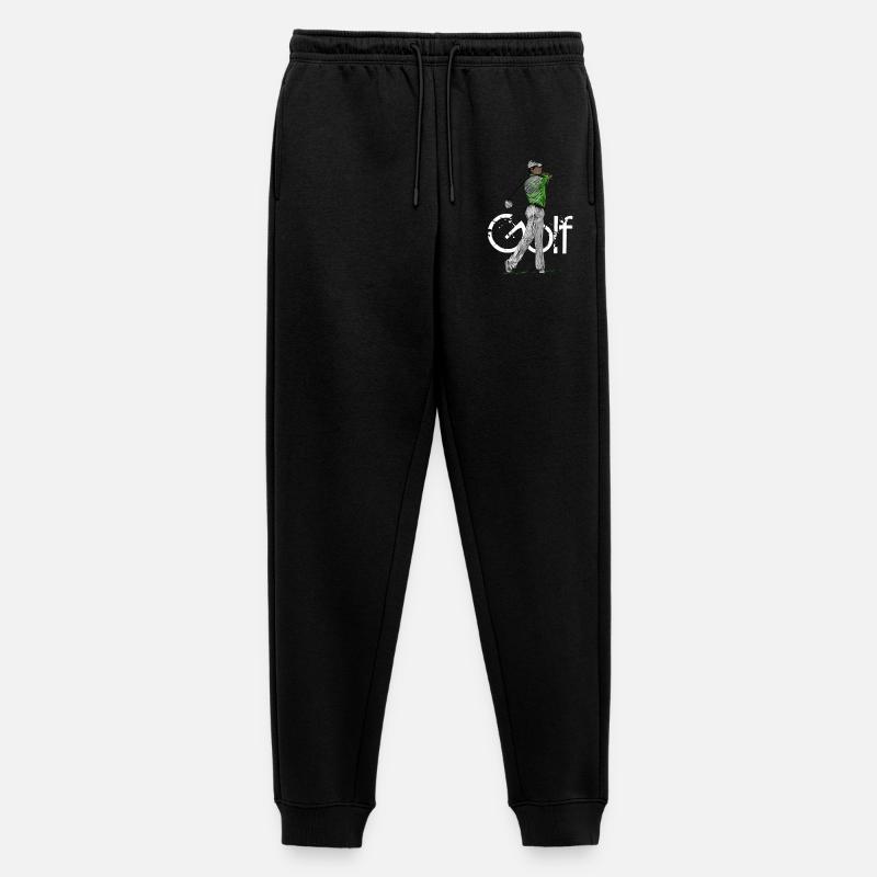 Golfspieler - Männer Premium Bio Jogginghose - Schwarz