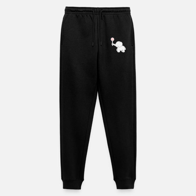 Elefant - Männer Premium Bio Jogginghose - Schwarz