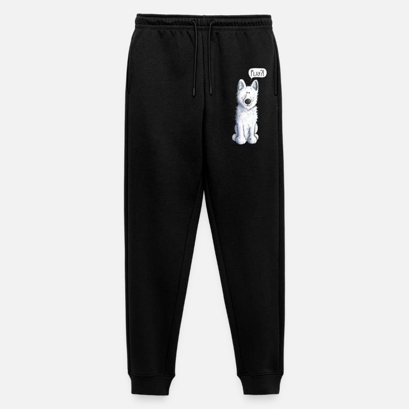 Schweizer Schäferhund Play - Männer Premium Bio Jogginghose - Schwarz