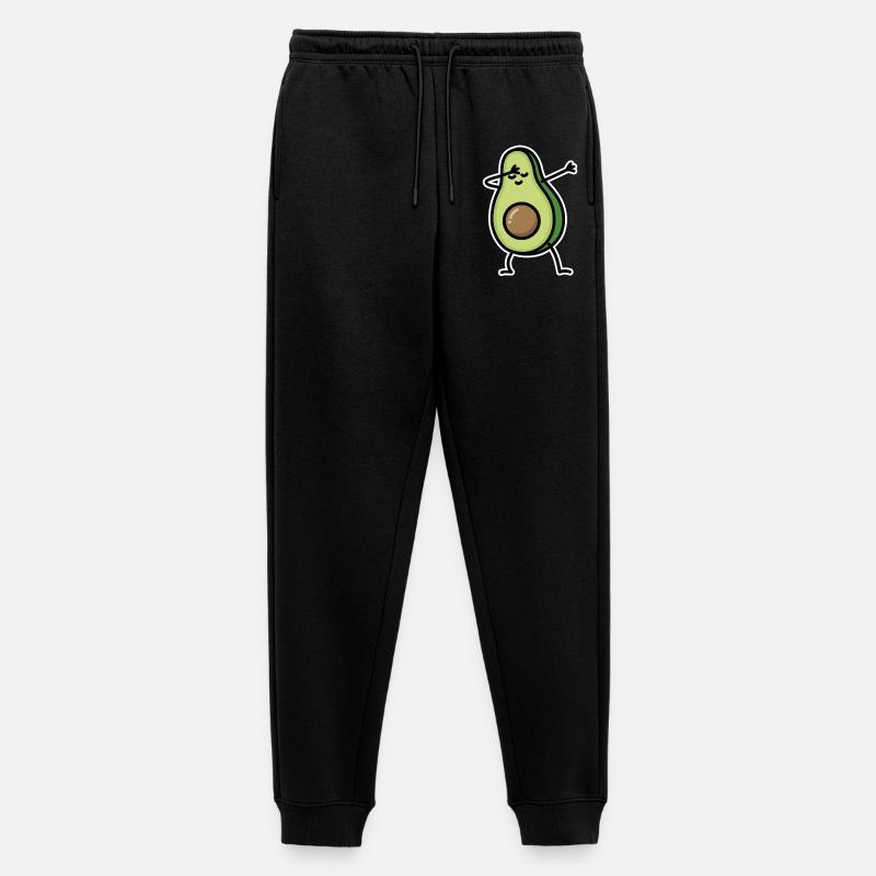 Avocado dab dabbing - Männer Premium Bio Jogginghose - Schwarz