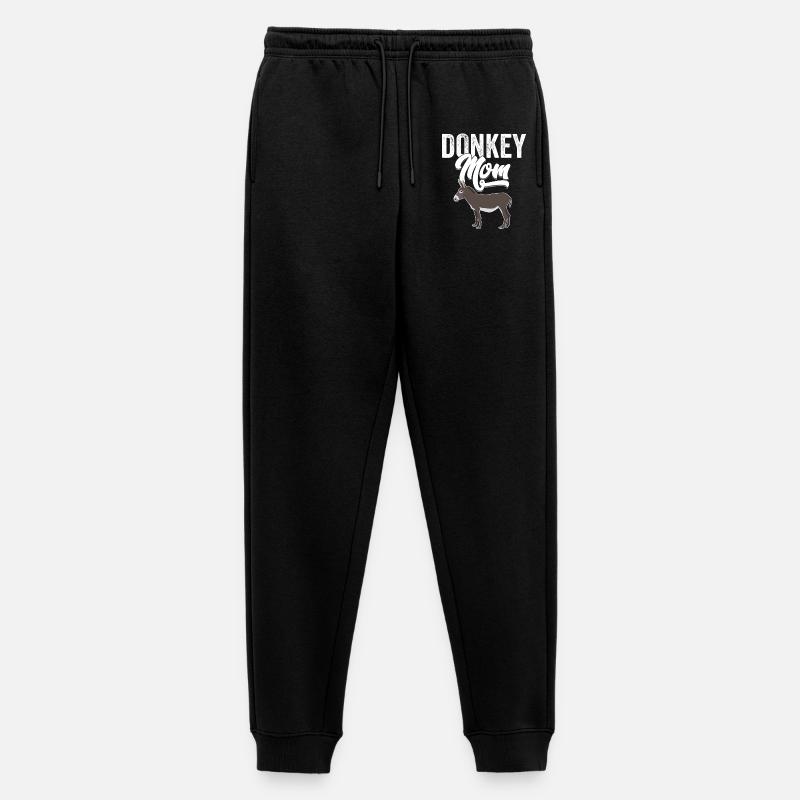 Esel - Esel Mama - Männer Premium Bio Jogginghose - Schwarz