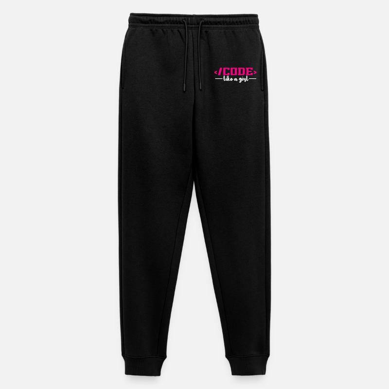 Coding Programming Computer Science - Men's Premium Organic Joggers - black