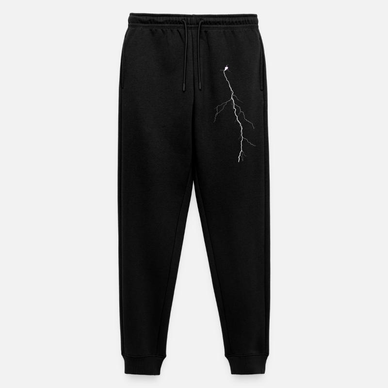 Blitz 2 - Männer Premium Bio Jogginghose - Schwarz