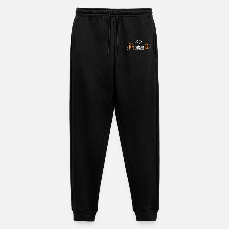 PhD Doctoral Degree - Men's Premium Organic Joggers - black
