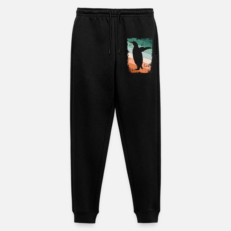 Pinguin Pinguine - Männer Premium Bio Jogginghose - Schwarz