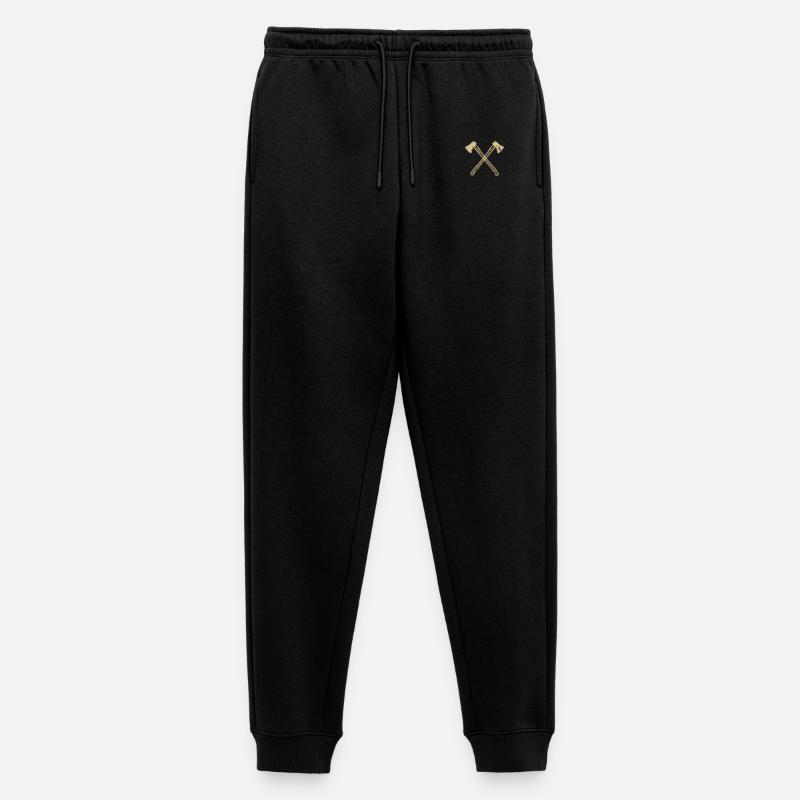 Axt gekreuzte Äxte - Männer Premium Bio Jogginghose - Schwarz
