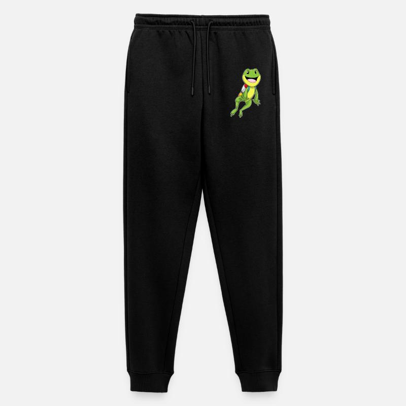 Frosch Jetpack - Männer Premium Bio Jogginghose - Schwarz