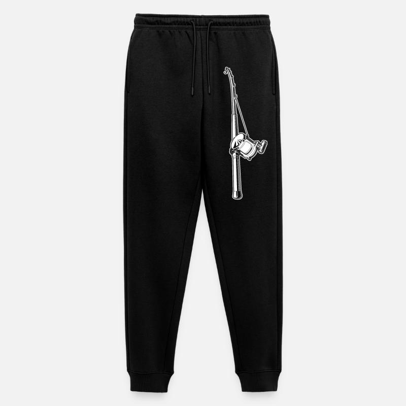 Angelrute - Männer Premium Bio Jogginghose - Schwarz