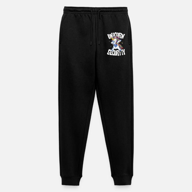 Unicorn security - Männer Premium Bio Jogginghose - Schwarz